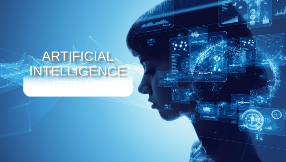 AI, artificial intelligence, woman, edtech, education tools.