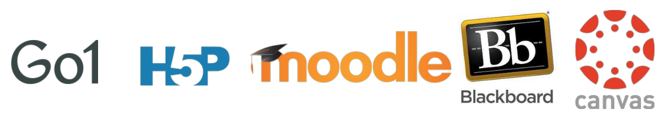 LMS, learning management system, Moodle, Canvas, Blackboard, Go1, H5P.